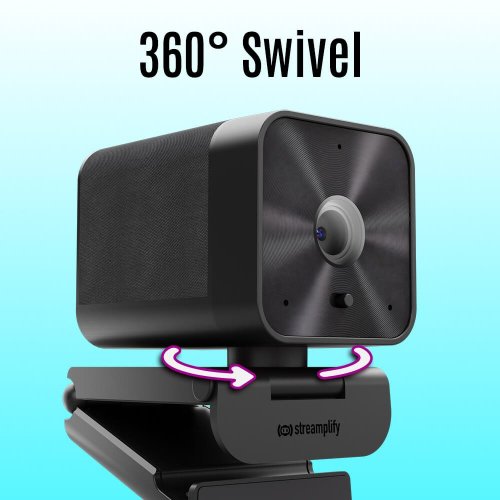 Веб-камера Streamplify CAM G (SPCW-CGQH421.11) Black купить в Украине: Киев, Днепр, Харьков, Одесса  | Низкая цена, отзывы, характеристики от TELEMART фото