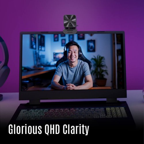 Веб-камера Streamplify CAM G (SPCW-CGQH421.11) Black купить в Украине: Киев, Днепр, Харьков, Одесса  | Низкая цена, отзывы, характеристики от TELEMART фото