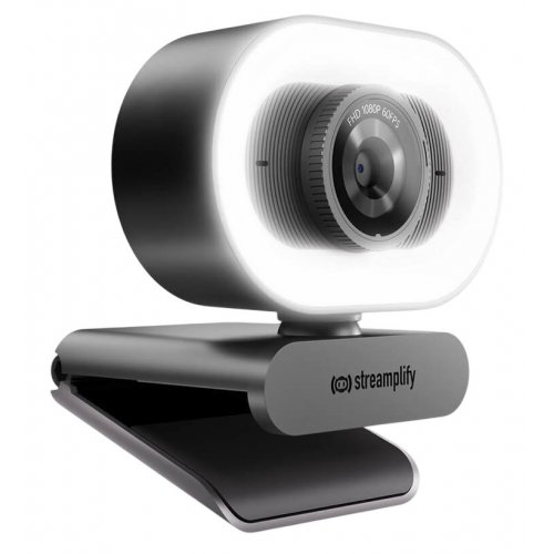 Веб-камера Streamplify CAM PLUS (SPCW-CLFH221.11) Black купити в Україні: Київ, Львів, Хмельницький, Тернопіль, Івано-Франківськ | Низька ціна, відгуки, характеристики від TELEMART фото