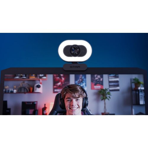 Веб-камера Streamplify CAM PLUS (SPCW-CLFH221.11) Black купити в Україні: Київ, Львів, Хмельницький, Тернопіль, Івано-Франківськ | Низька ціна, відгуки, характеристики від TELEMART фото