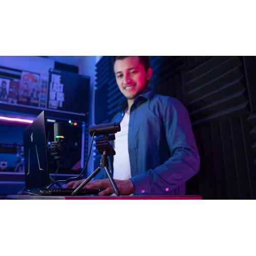 Веб-камера Streamplify CAM FHD (SPCW-CZFH221.11) Black купить в Украине: Киев, Днепр, Харьков, Одесса  | Низкая цена, отзывы, характеристики от TELEMART фото