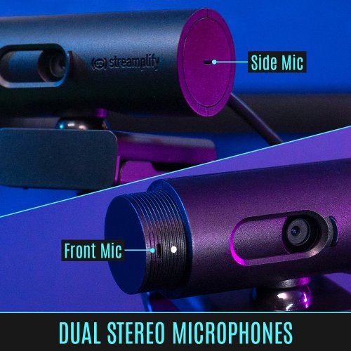 Веб-камера Streamplify CAM FHD (SPCW-CZFH221.11) Black купить в Украине: Киев, Днепр, Харьков, Одесса  | Низкая цена, отзывы, характеристики от TELEMART фото
