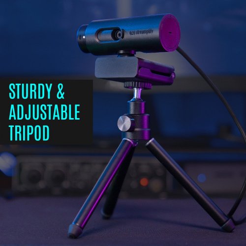 Веб-камера Streamplify CAM FHD (SPCW-CZFH221.11) Black купить в Украине: Киев, Днепр, Харьков, Одесса  | Низкая цена, отзывы, характеристики от TELEMART фото