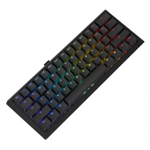 Клавиатура Ducky One X Mini Ducky Inductive Linear Switches Wireless (DKON2461AST3-DAUSPDOECL1AS1) Black купить в Украине: Киев, Днепр, Харьков, Одесса  | Низкая цена, отзывы, характеристики от TELEMART фото