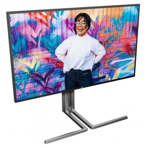 Монитор AOC 27" U27U3CV Black/Silver купить в Украине: Киев, Днепр, Харьков, Одесса  | Низкая цена, отзывы, характеристики от TELEMART фото