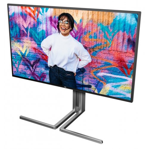 Монитор AOC 27" U27U3CV Black/Silver купить в Украине: Киев, Днепр, Харьков, Одесса  | Низкая цена, отзывы, характеристики от TELEMART фото