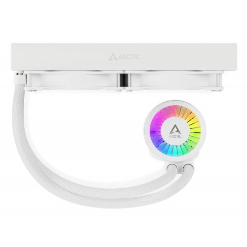 Уцінка готова сво Arctic Liquid Freezer III 280 A-RGB (ACFRE00151A) White (Сліди використання, 861047) купити в Україні: Київ, Львів, Хмельницький, Тернопіль, Івано-Франківськ | Перевірка сумісності, низька ціна, відгуки, характеристики від TELEMART фото