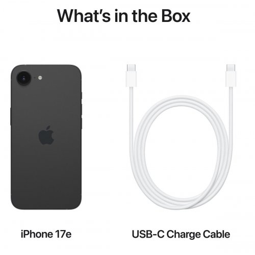 Смартфон Apple iPhone 17e 512GB (MHRY4AF/A) Black купить в Украине: Киев, Днепр, Харьков, Одесса  | Низкая цена, отзывы, характеристики от TELEMART фото