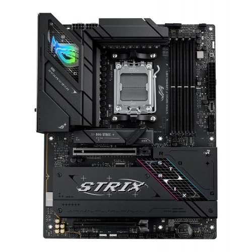 Уцінка материнська плата Asus ROG STRIX B850-F GAMING WIFI (sAM5, AMD B850) (Сліди використання, 861212) купити в Україні: Київ, Львів, Хмельницький, Тернопіль, Івано-Франківськ | Перевірка сумісності, низька ціна, відгуки, характеристики від TELEMART фото