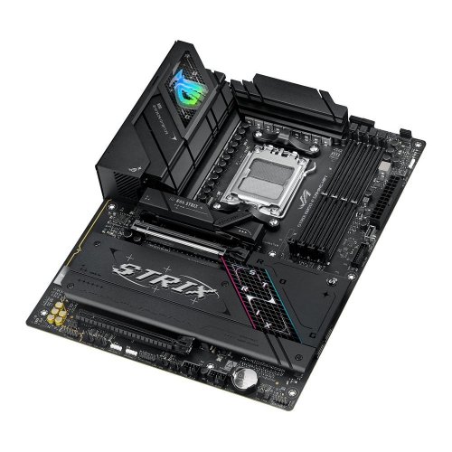 Уцінка материнська плата Asus ROG STRIX B850-F GAMING WIFI (sAM5, AMD B850) (Сліди використання, 861212) купити в Україні: Київ, Львів, Хмельницький, Тернопіль, Івано-Франківськ | Перевірка сумісності, низька ціна, відгуки, характеристики від TELEMART фото