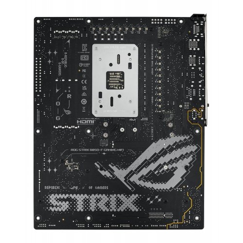 Уцінка материнська плата Asus ROG STRIX B850-F GAMING WIFI (sAM5, AMD B850) (Сліди використання, 861212) купити в Україні: Київ, Львів, Хмельницький, Тернопіль, Івано-Франківськ | Перевірка сумісності, низька ціна, відгуки, характеристики від TELEMART фото