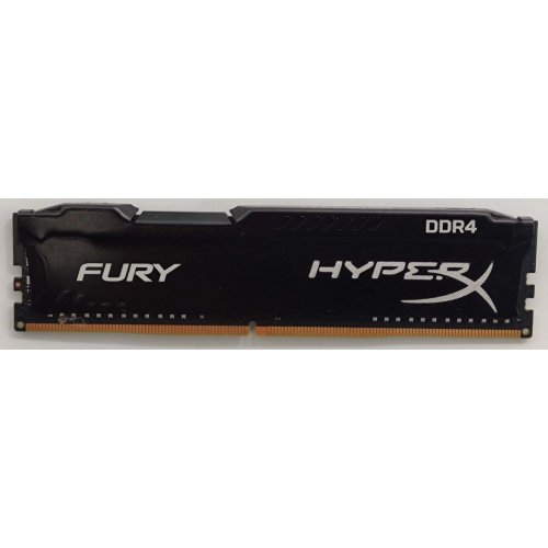 Озу HyperX DDR4 8GB 2666Mhz Fury Black (HX426C16FB3/8) (Восстановлено продавцом, 861223) купить в Украине: Киев, Днепр, Харьков, Одесса  | Проверка совместимости, низкая цена, отзывы, характеристики от TELEMART фото