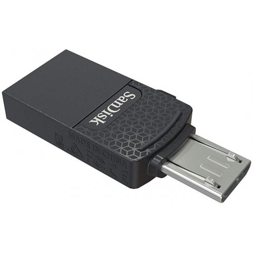 Купить Накопитель SanDisk Ultra Dual 64GB OTG USB 2.0/microUSB Black (SDDD1-064G-G35) - цена в Харькове, Киеве, Днепре, Одессе
в интернет-магазине Telemart фото