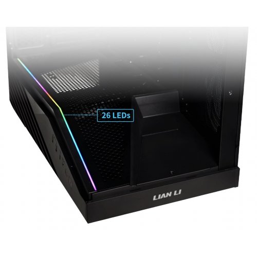 Уценка корпус Lian Li Vector V100R Tempered Glass без БП (G99.V100RX.01) Black (Вскрытая упаковка, 861306) купить в Украине: Киев, Днепр, Харьков, Одесса  | Проверка совместимости, низкая цена, отзывы, характеристики от TELEMART фото