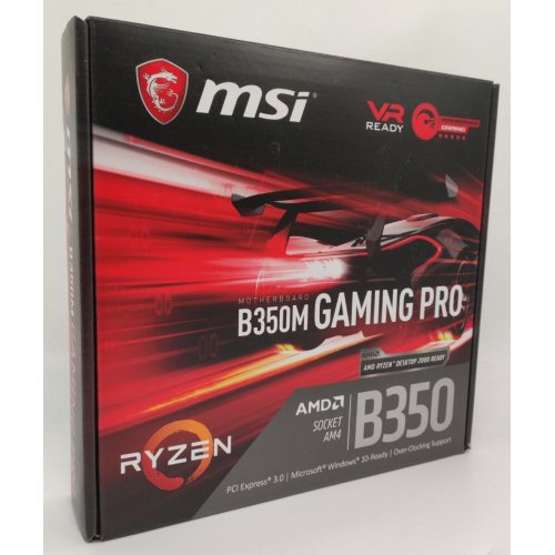Материнська плата MSI B350M GAMING PRO (sAM4, AMD B350) (Відновлено продавцем, 861332) купити в Україні: Київ, Львів, Хмельницький, Тернопіль, Івано-Франківськ | Перевірка сумісності, низька ціна, відгуки, характеристики від TELEMART фото