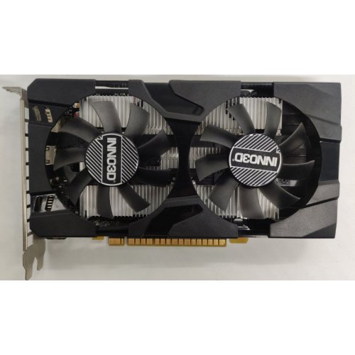 Відеокарта Inno3D GeForce GTX 1050 Ti HerculeZ Twin X2 4096MB (N105T-1DDV-M5CM) (Відновлено продавцем, 861333) купити в Україні: Київ, Львів, Хмельницький, Тернопіль, Івано-Франківськ | Перевірка сумісності, низька ціна, відгуки, характеристики від TELEMART фото
