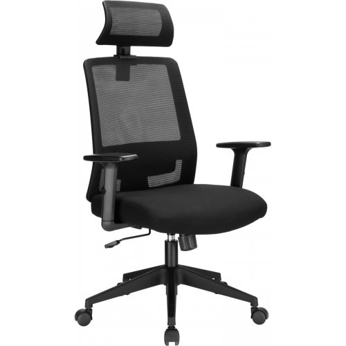Крісло офісне OfficePro OC420 Black купити в Україні: Київ, Львів, Хмельницький, Тернопіль, Івано-Франківськ | Низька ціна, відгуки, характеристики від TELEMART фото