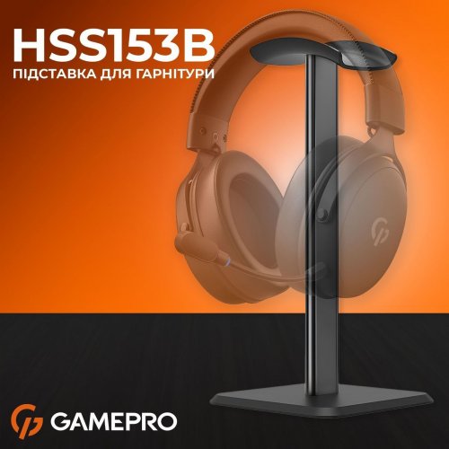 Подставка для наушников GamePro HSS153 Black купить в Украине: Киев, Днепр, Харьков, Одесса  | Низкая цена, отзывы, характеристики от TELEMART фото
