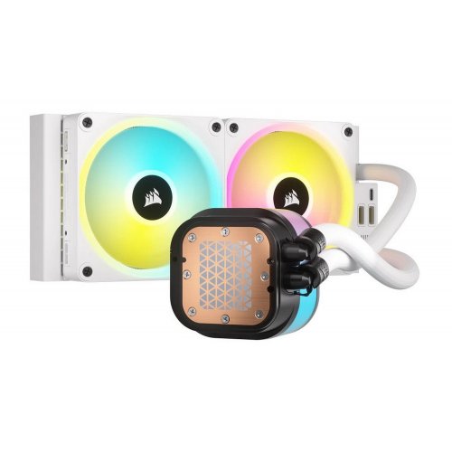Готова сво Corsair iCUE Link H100i RGB (CW-9061005-WW) White (Стан нового, 861347) купити в Україні: Київ, Львів, Хмельницький, Тернопіль, Івано-Франківськ | Перевірка сумісності, низька ціна, відгуки, характеристики від TELEMART фото