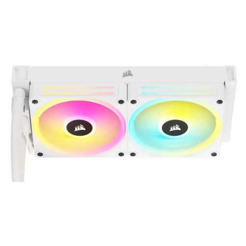 Готова сво Corsair iCUE Link H100i RGB (CW-9061005-WW) White (Стан нового, 861347) купити в Україні: Київ, Львів, Хмельницький, Тернопіль, Івано-Франківськ | Перевірка сумісності, низька ціна, відгуки, характеристики від TELEMART фото