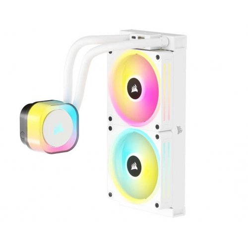 Готова сво Corsair iCUE Link H100i RGB (CW-9061005-WW) White (Стан нового, 861347) купити в Україні: Київ, Львів, Хмельницький, Тернопіль, Івано-Франківськ | Перевірка сумісності, низька ціна, відгуки, характеристики від TELEMART фото
