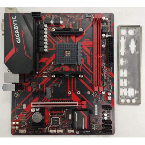 Материнська плата Gigabyte B450M GAMING (sAM4, AMD B450) (Відновлено продавцем, 861352) купити в Україні: Київ, Львів, Хмельницький, Тернопіль, Івано-Франківськ | Перевірка сумісності, низька ціна, відгуки, характеристики від TELEMART фото