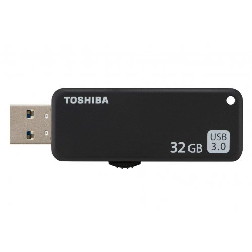 Накопичувач Toshiba U365 32GB USB 3.0 Black (THN-U365K0320E4) купити в Україні | Telemart фото