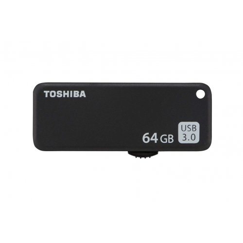 Накопичувач Toshiba U365 64GB USB 3.0 Black (THN-U365K0640E4) купити в Україні | Telemart фото