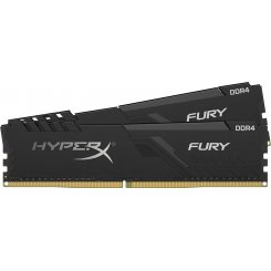Озп HyperX DDR4 32GB (2x16GB) 2666Mhz Fury Black (HX426C16FB3K2/32) (Відновлено продавцем, 861471)