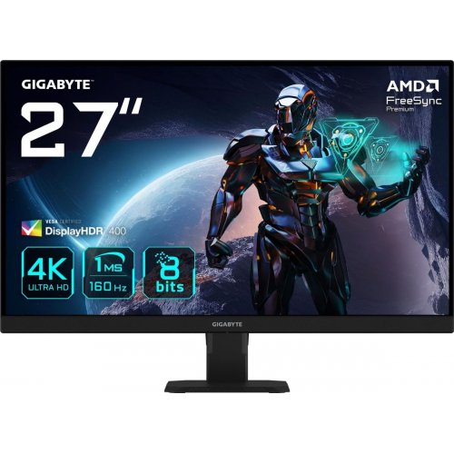 Уценка монитор Gigabyte 27" GS27U Black (Повреждена упаковка, 861472) купить в Украине: Киев, Днепр, Харьков, Одесса  | Низкая цена, отзывы, характеристики от TELEMART фото