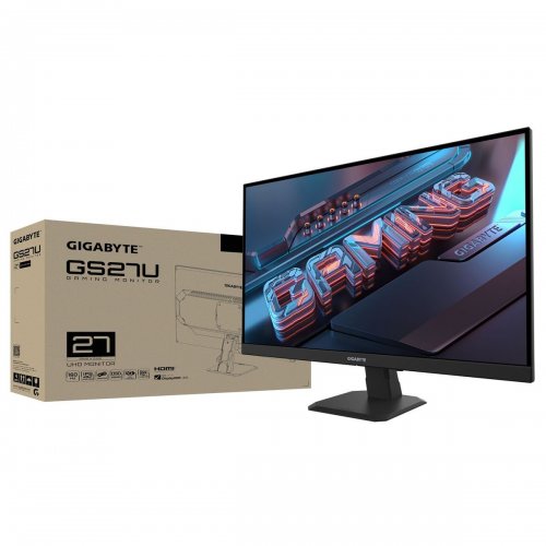 Уценка монитор Gigabyte 27" GS27U Black (Повреждена упаковка, 861472) купить в Украине: Киев, Днепр, Харьков, Одесса  | Низкая цена, отзывы, характеристики от TELEMART фото