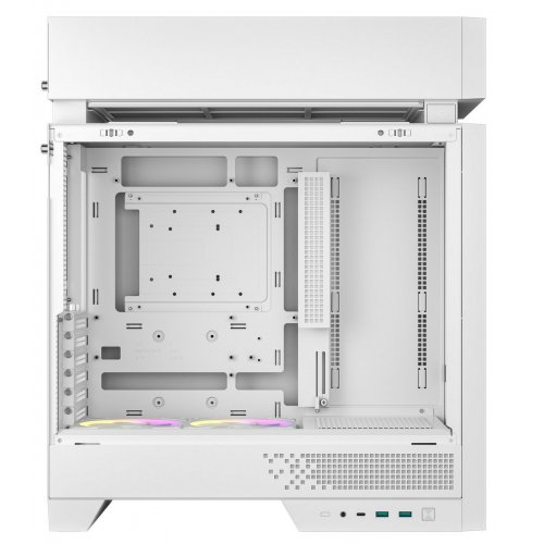 Корпус Deepcool CL660 Tempered Glass без БЖ (R-CL660-WHNNA0-G-1) White купити в Україні: Київ, Львів, Хмельницький, Тернопіль, Івано-Франківськ | Перевірка сумісності, низька ціна, відгуки, характеристики від TELEMART фото