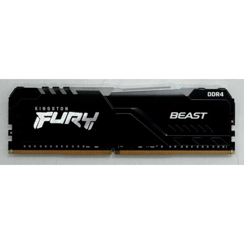 Озп Kingston DDR4 16GB 3200Mhz FURY Beast RGB Black (KF432C16BB12A/16WP) (Відновлено продавцем, 861480) купити в Україні: Київ, Львів, Хмельницький, Тернопіль, Івано-Франківськ | Перевірка сумісності, низька ціна, відгуки, характеристики від TELEMART фото