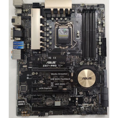 Материнська плата Asus Z97-PRO (s1150, Intel Z97) (Відновлено продавцем, 861499) купити в Україні: Київ, Львів, Хмельницький, Тернопіль, Івано-Франківськ | Перевірка сумісності, низька ціна, відгуки, характеристики від TELEMART фото