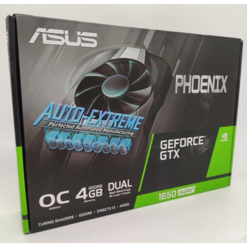 Видеокарта Asus GeForce GTX 1650 SUPER Phoenix OC 4096MB (PH-GTX1650S-O4G) (Восстановлено продавцом, 861503) купить в Украине: Киев, Днепр, Харьков, Одесса  | Проверка совместимости, низкая цена, отзывы, характеристики от TELEMART фото