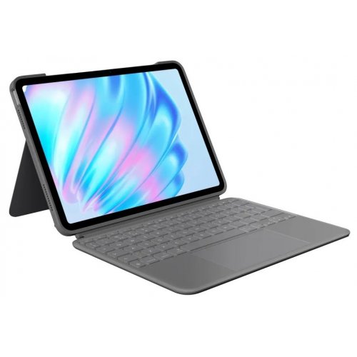 Чохол-клавіатура Logitech Combo Touch for Apple iPad Air 11'' (M2) (920-012636) Oxford Grey купити в Україні: Київ, Львів, Хмельницький, Тернопіль, Івано-Франківськ | Низька ціна, відгуки, характеристики від TELEMART фото