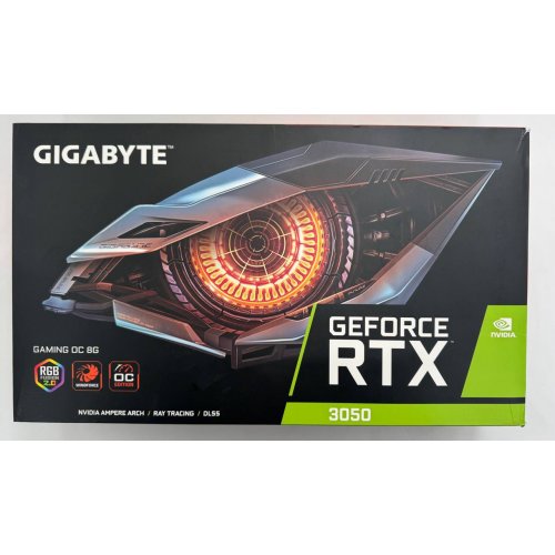 Видеокарта Gigabyte GeForce RTX 3050 GAMING OC 8192 MB (GV-N3050GAMING OC-8GD) (Восстановлено продавцом, 861516) купить в Украине: Киев, Днепр, Харьков, Одесса  | Проверка совместимости, низкая цена, отзывы, характеристики от TELEMART фото