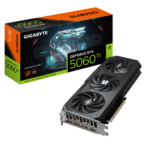 Уцінка відеокарта Gigabyte GeForce RTX 5060 Ti GAMING OC 16384MB (GV-N506TGAMING OC-16GD) (Розкрита упаковка, 861527) купити в Україні: Київ, Львів, Хмельницький, Тернопіль, Івано-Франківськ | Перевірка сумісності, низька ціна, відгуки, характеристики від TELEMART фото