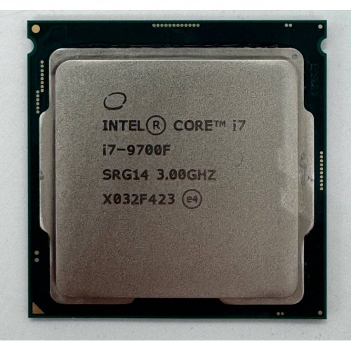 Процесор Intel Core i7-9700F 3.0(4.7)GHz 12MB s1151 Tray (CM8068403874523) (Відновлено продавцем, 861535) купити в Україні: Київ, Львів, Хмельницький, Тернопіль, Івано-Франківськ | Перевірка сумісності, низька ціна, відгуки, характеристики від TELEMART фото