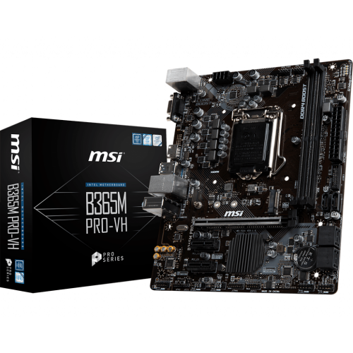 Материнська плата MSI B365M PRO-VH (s1151-V2, Intel B365) (Відновлено продавцем, 861536) купити в Україні: Київ, Львів, Хмельницький, Тернопіль, Івано-Франківськ | Перевірка сумісності, низька ціна, відгуки, характеристики від TELEMART фото