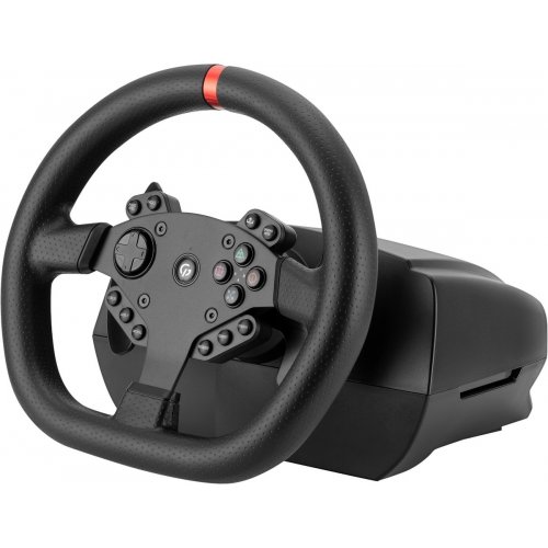 Уценка руль с педалями и коробкой передач GamePro RW070PM Black (Следы использования, 861540) купить в Украине: Киев, Днепр, Харьков, Одесса  | Низкая цена, отзывы, характеристики от TELEMART фото