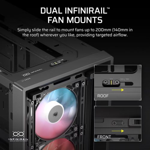 Корпус Corsair FRAME 4000D LCD RS ARGB Tempered Glass без БЖ (CC-9011326-WW) Black купити в Україні: Київ, Львів, Хмельницький, Тернопіль, Івано-Франківськ | Перевірка сумісності, низька ціна, відгуки, характеристики від TELEMART фото