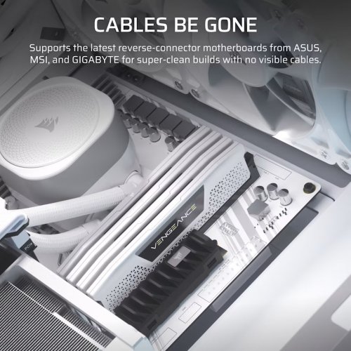 Корпус Corsair FRAME 4000D LCD RS ARGB Tempered Glass без БЖ (CC-9011327-WW) White купити в Україні: Київ, Львів, Хмельницький, Тернопіль, Івано-Франківськ | Перевірка сумісності, низька ціна, відгуки, характеристики від TELEMART фото