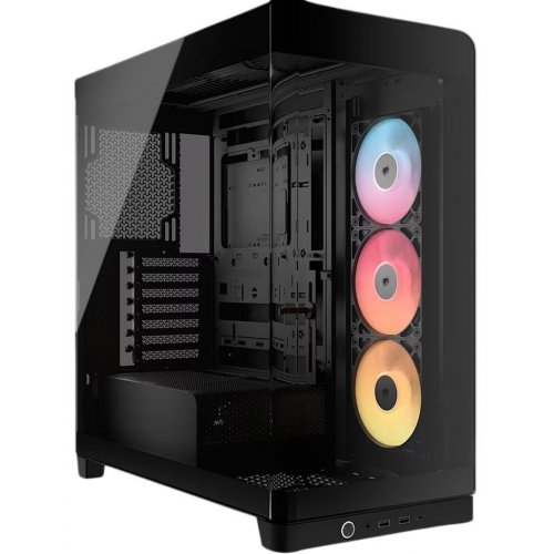 Корпус Corsair FRAME 4500X RS-R ARGB Tempered Glass без БЖ (CC-9011314-WW) Black купити в Україні: Київ, Львів, Хмельницький, Тернопіль, Івано-Франківськ | Перевірка сумісності, низька ціна, відгуки, характеристики від TELEMART фото