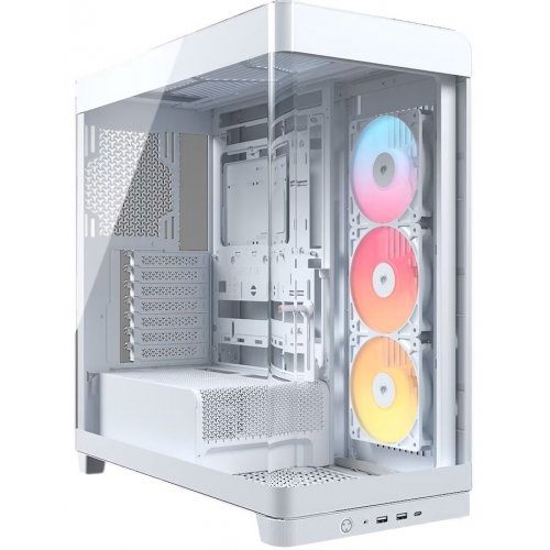 Корпус Corsair FRAME 4500X RS-R ARGB Tempered Glass без БЖ (CC-9011315-WW) White купити в Україні: Київ, Львів, Хмельницький, Тернопіль, Івано-Франківськ | Перевірка сумісності, низька ціна, відгуки, характеристики від TELEMART фото