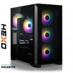Комп'ютер HEXO Gaming TwinFront Pro (HGP-B850TF7700N507TI-D532S1TBK) Black / AMD Ryzen 7 7700 (3.8-5.3), 8 ядер / NVIDIA GeForce RTX 5070 Ti / 32 ГБ (DDR5) / 1024 ГБ (SSD)