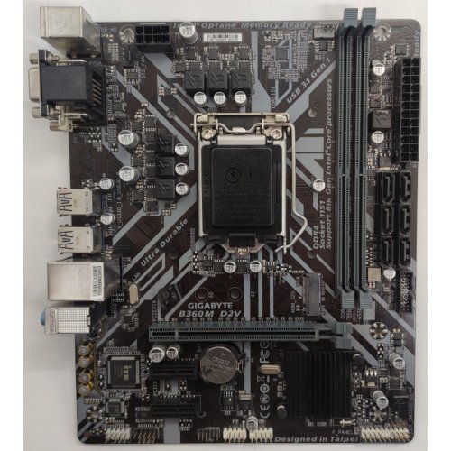 Материнська плата Gigabyte B360M D2V (s1151-V2, Intel B360) (Відновлено продавцем, 861568) купити в Україні: Київ, Львів, Хмельницький, Тернопіль, Івано-Франківськ | Перевірка сумісності, низька ціна, відгуки, характеристики від TELEMART фото