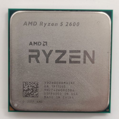 Процесор AMD Ryzen 5 2600 3.4(3.9)GHz 16MB sAM4 Tray (YD2600BBM6IAF) (Відновлено продавцем, 861570) купити в Україні: Київ, Львів, Хмельницький, Тернопіль, Івано-Франківськ | Перевірка сумісності, низька ціна, відгуки, характеристики від TELEMART фото