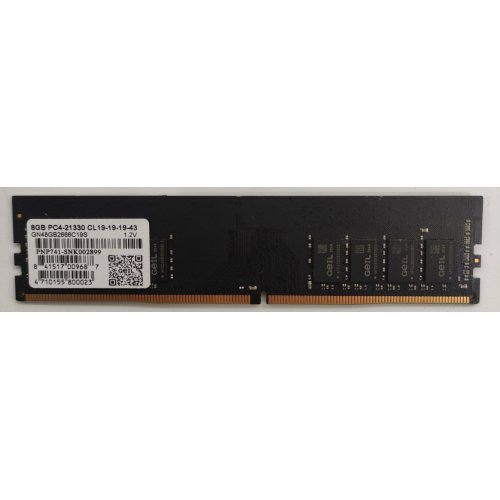 Озп Geil DDR4 8GB 2666Mhz (GN48GB2666C19S) (Відновлено продавцем, 861572) купити в Україні: Київ, Львів, Хмельницький, Тернопіль, Івано-Франківськ | Перевірка сумісності, низька ціна, відгуки, характеристики від TELEMART фото