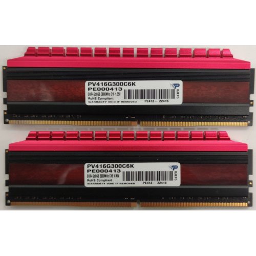 Озп Patriot DDR4 16GB (2x8GB) 3000Mhz Viper 4 Red (PV416G300C6K) (Відновлено продавцем, 861573) купити в Україні: Київ, Львів, Хмельницький, Тернопіль, Івано-Франківськ | Перевірка сумісності, низька ціна, відгуки, характеристики від TELEMART фото